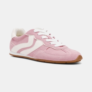 Steve Madden Women's Abbi Lace-Up Sneakers - Pink Multi