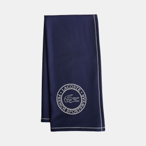 Lacoste Home Lacoste Sportswear Cotton Throw, 50" x 70" - Navy