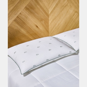 Lacoste All Over Crocs Cotton Medium Density Pillow, Standard/Queen - Image 3