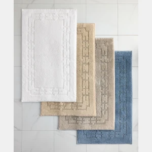 Hotel Collection Sculpted Chain-Link Cotton Bath Rug, 20" x 34", Exclusively at Macy’s - Lake - Image 4