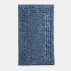 Hotel Collection Sculpted Chain-Link Cotton Bath Rug, 20" x 34", Exclusively at Macy’s - Lake