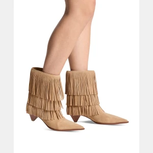 Women's Jayla Heeled Booties - Husk - Image 5