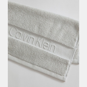 Calvin Klein Iconic Cotton Jacquard Bath Towel, 56" x 30" - Gray - Image 4