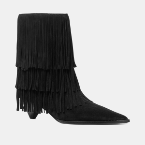 Michael Kors Women's Jayla Heeled Booties - Black Suede