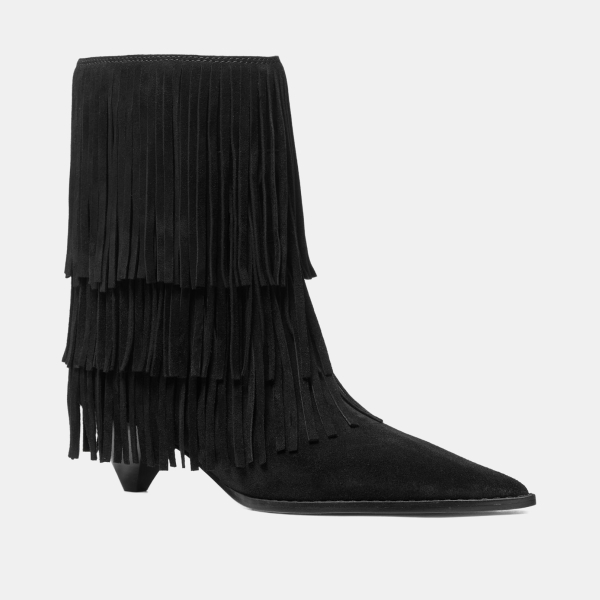 Michael Kors Women's Jayla Heeled Booties - Black Suede