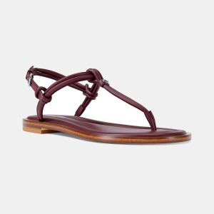 Michael Kors Women's Astra Thong Slingback Sandals - Oxblood