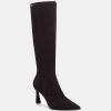 DKNY Women's Cainon Pointed Toe Dress Boots - Brown Suede