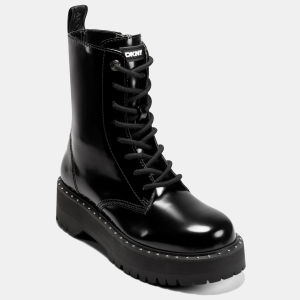 DKNY Women's Batu Studs Block Heel Booties