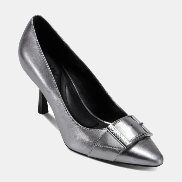 DKNY Women's Nashbrook Slip On Pumps - Nickel