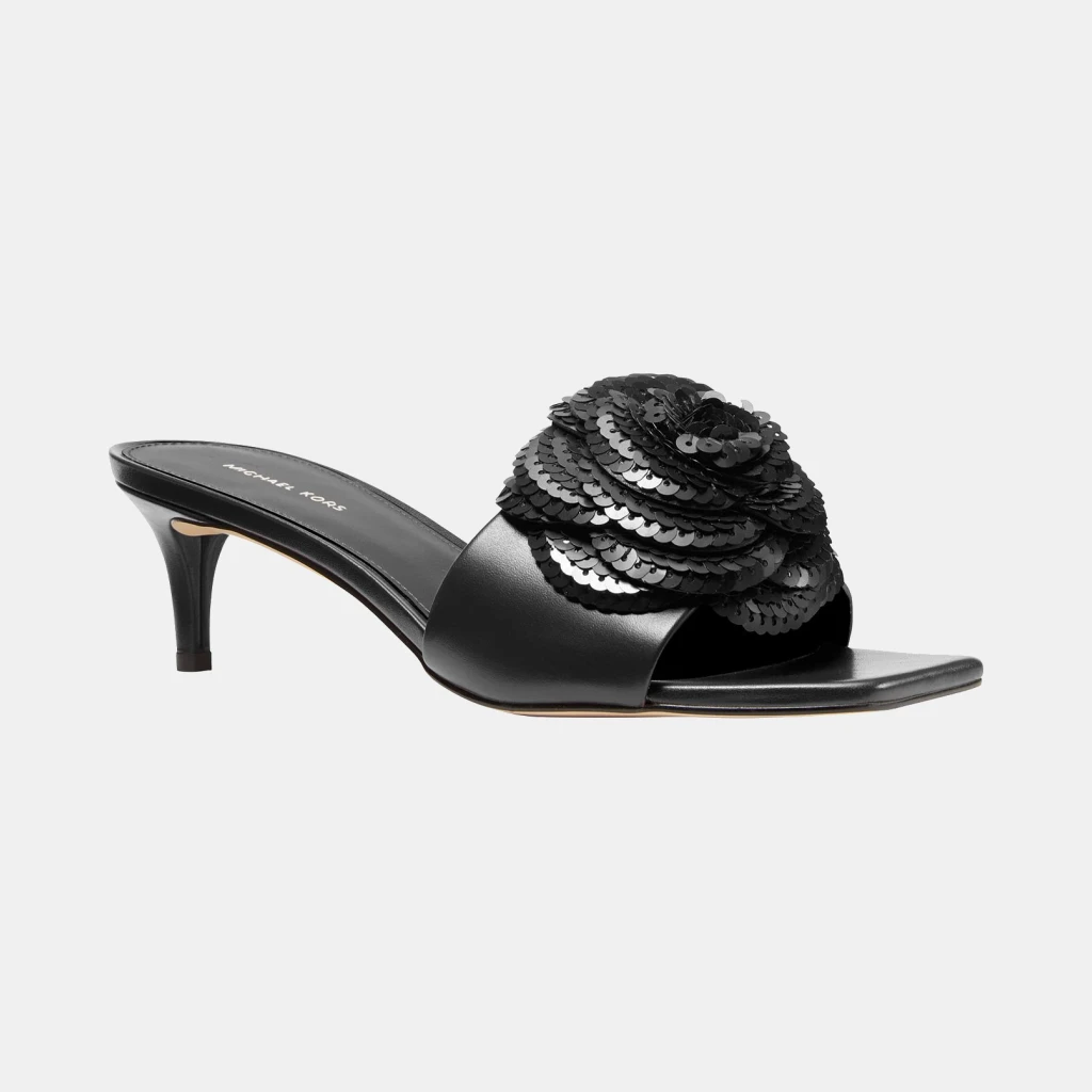 Michael Kors Women's Elodie Slip-On Mule Sandals - Black
