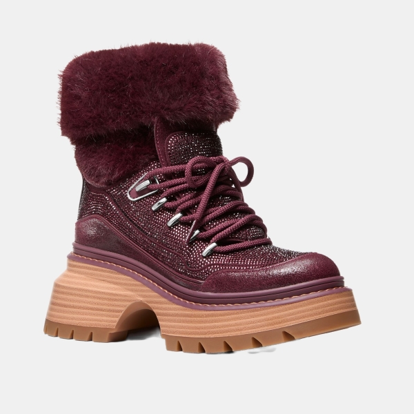 Michael Kors Women's Shiloh Lace-Up Boots