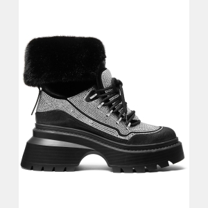 Women's Shiloh Round Toe Boots - Black Rhinestone - Image 3