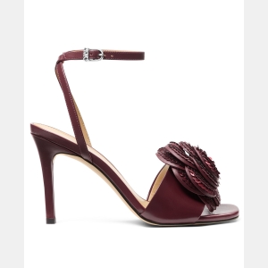 Michael Kors Women's Elodie Square Toe Sandals - Oxblood - Image 3