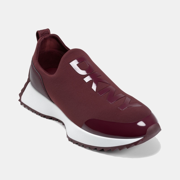DKNY Women's Nallen Slip On Sneakers - Burgundy