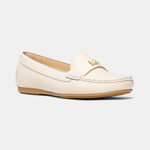 Michael Kors Women's Melanie Moccasin Loafers - Light Cream