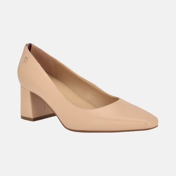 Tommy Hilfiger Women's Opheili Block Heel Pumps - Ivory
