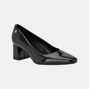 Tommy Hilfiger Women's Opheili Block Heel Pumps - Black Patent
