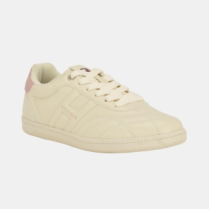 Tommy Hilfiger Women's Simma Lace-Up Fashion Sneakers - Light Pink/Light Natural