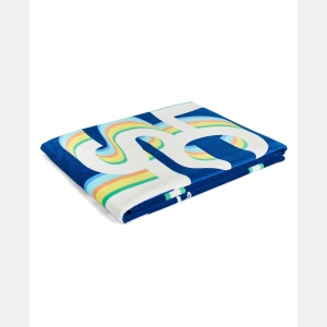 Lacoste Lcst Playful Letters Cotton Beach Towel, 36" x 72" - Image 4