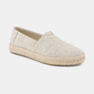 TOMS Women's Alpargata Rope 2.0 Espadrilles Slip-On Flats - Fog Textured Melange