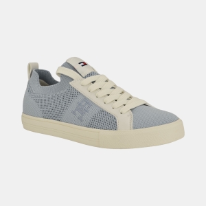 Tommy Hilfiger Women's Ladelis Knit Lace-up Sneaker - Light Blue Knit