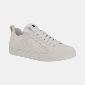 Tommy Hilfiger Women's Ladelis Knit Lace-up Sneaker - White Knit