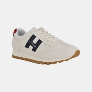 Tommy Hilfiger Women's Hatina Chunky Sole Lace-Up Sneakers - White