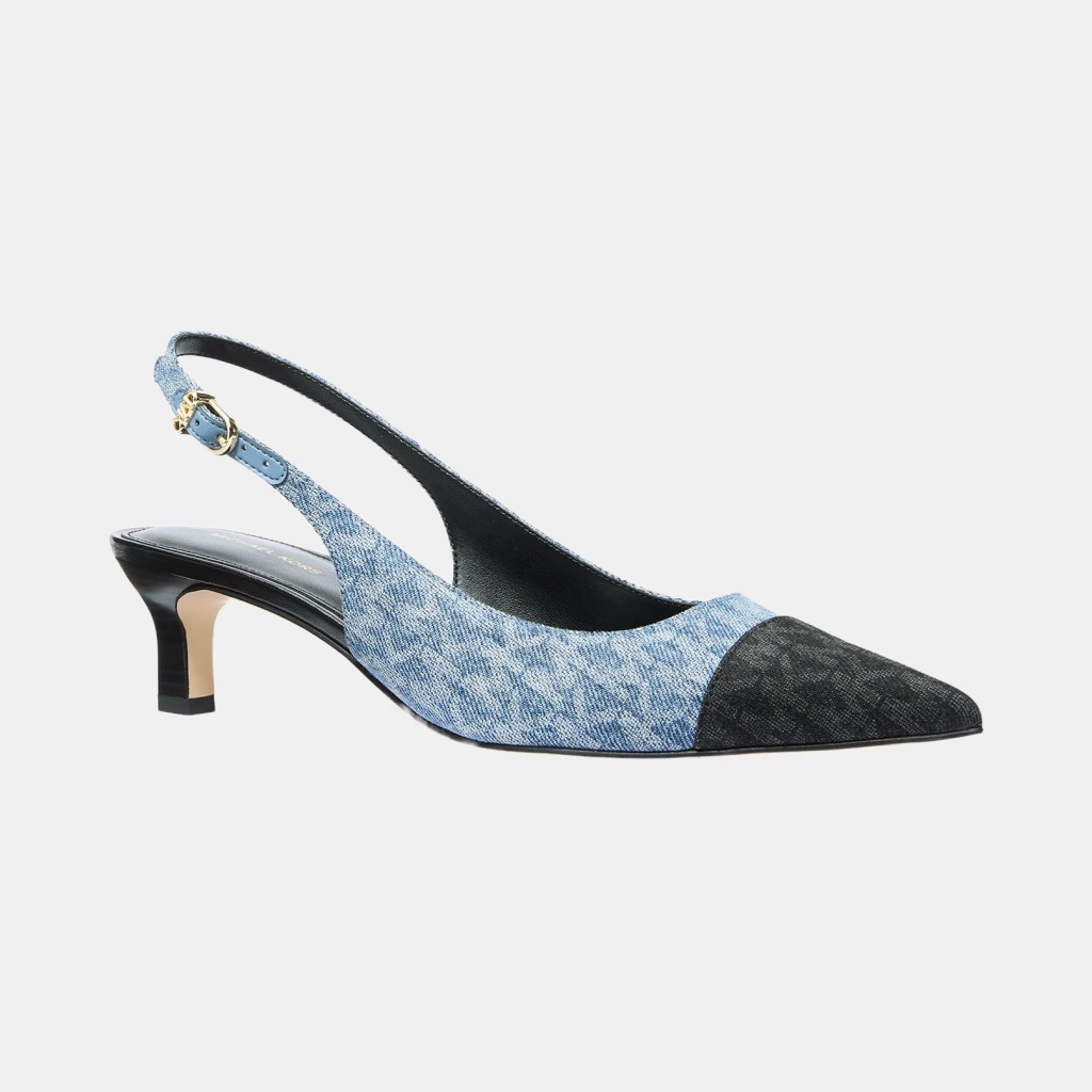 Michael Kors Women's Amara Toe Cap Pointed Slingback Pumps
