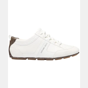 Michael Kors Women's Keely Lace-Up Trainer Sneakers - Optic White Leather - Image 3