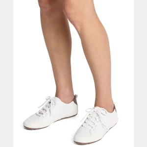 Michael Kors Women's Keely Lace-Up Trainer Sneakers - Optic White Leather - Image 6