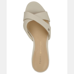 Women's Lanis Criss-Cross Kitten Heel Sandals - Ivory - Image 5