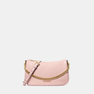 Michael Kors Outlet Carmela Medium Pebbled Leather Convertible Crossbody Bag