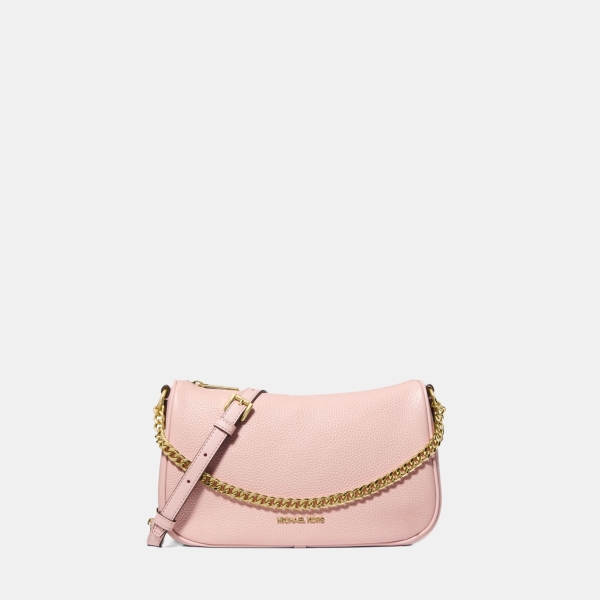 Michael Kors Outlet Carmela Medium Pebbled Leather Convertible Crossbody Bag