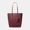 Michael Kors Outlet Vincent Large Saffiano Leather Tote Bag With Card Case