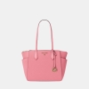 Michael Kors Outlet Marilyn Medium Saffiano Leather Tote Bag - CARNATION