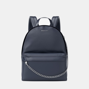 Michael Kors Outlet Slater Medium Backpack - NAVY