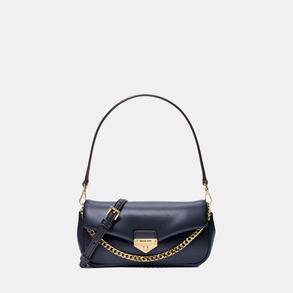 Michael Kors Outlet Soho Small Convertible Shoulder Bag - NAVY