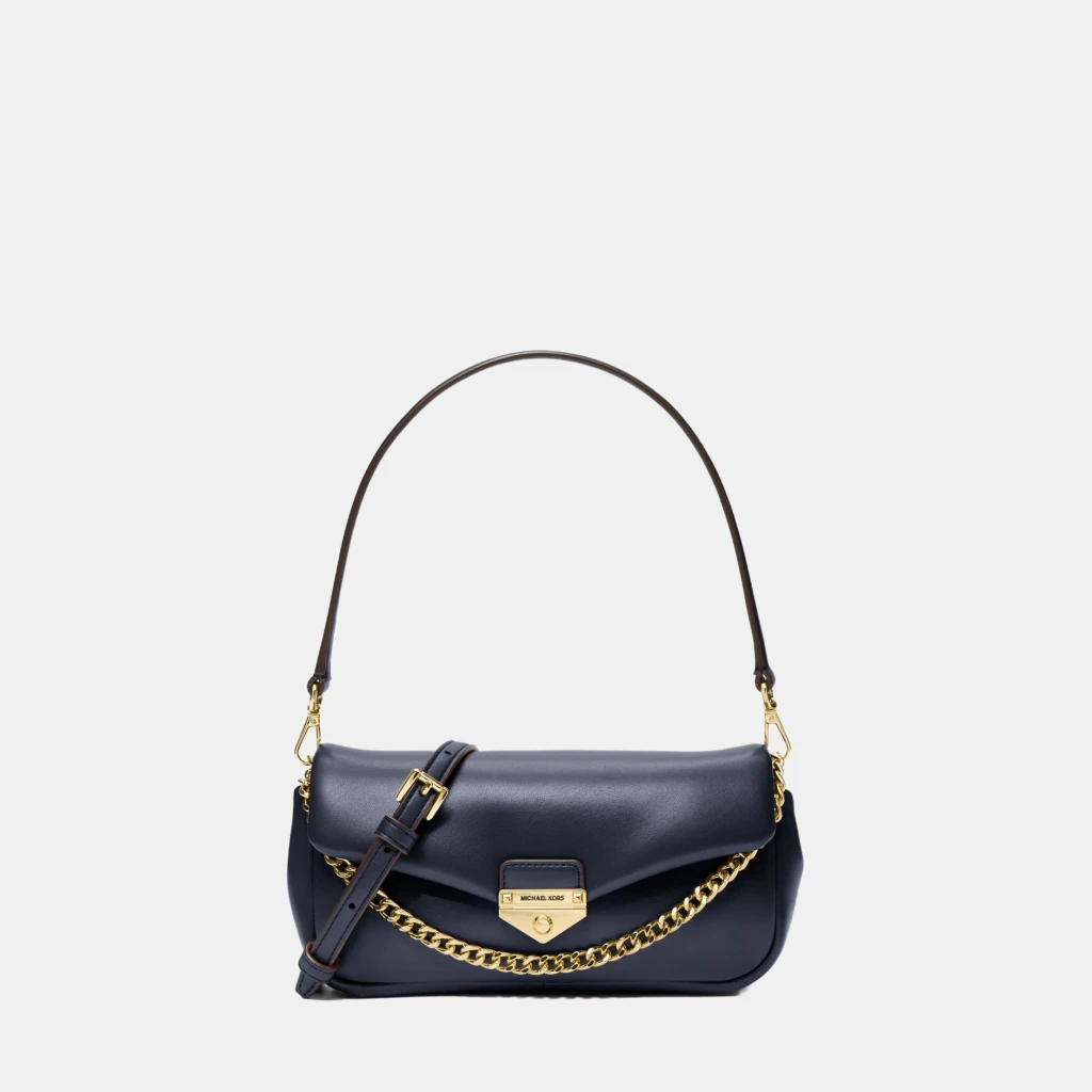 Michael Kors Outlet Soho Small Convertible Shoulder Bag - NAVY