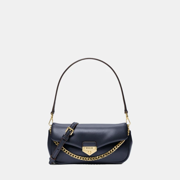 Michael Kors Outlet Soho Small Convertible Shoulder Bag - NAVY