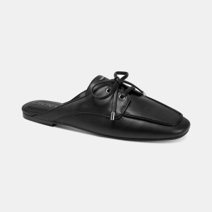 DKNY Women's Delmar Slip-On Boat Mule Flats - Black