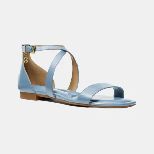 Michael Kors MICHAEL Women's Alexa Flex Buckle Flat Sandals - Chambray