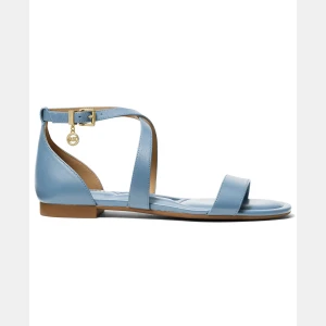 Michael Kors MICHAEL Women's Alexa Flex Buckle Flat Sandals - Chambray Leather - Image 3
