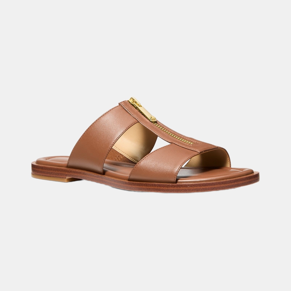 Michael Kors Women's Berkley Slip-On Flat Sandals - Luggage