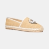 Michael Kors MICHAEL Women's Kenzie Logo Slip-On Espadrille Flats - Beige