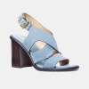 Michael Kors MICHAEL Women's Raven Buckle Block Heel Sandals