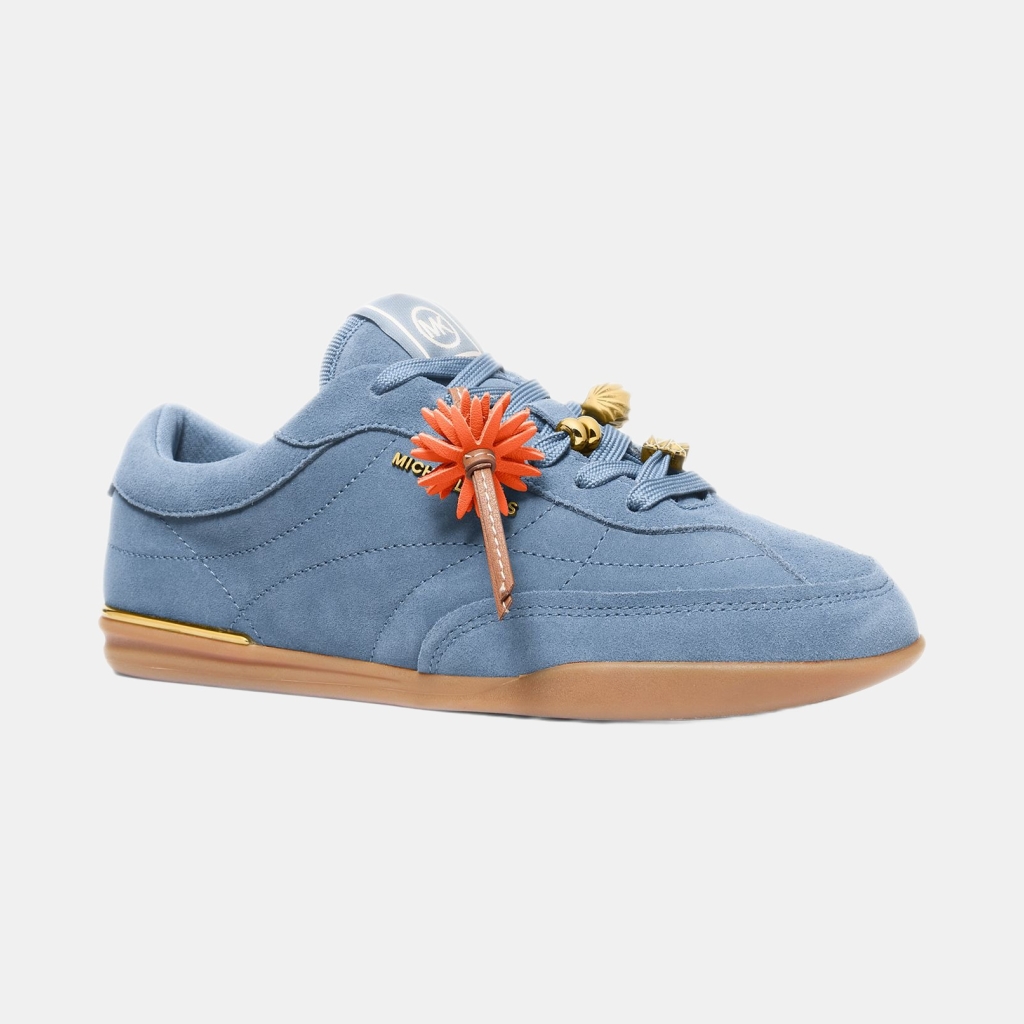 Michael Kors Women's Nolan Almond Toe Lace-Up Sneakers - Chambray