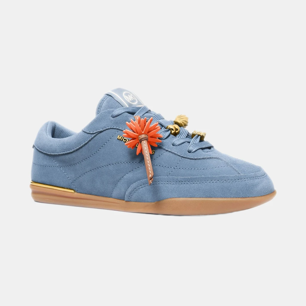 Michael Kors Women's Nolan Almond Toe Lace-Up Sneakers - Chambray