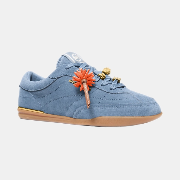 Michael Kors Women's Nolan Almond Toe Lace-Up Sneakers - Chambray