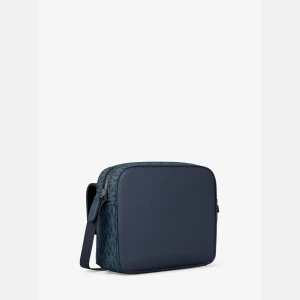 Michael Kors Outlet Cooper Medium Pebbled Leather and Signature Logo Camera Crossbody Bag - NAVY - Image 4