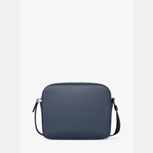 Michael Kors Outlet Cooper Medium Pebbled Leather and Signature Logo Camera Crossbody Bag - NAVY - Image 6